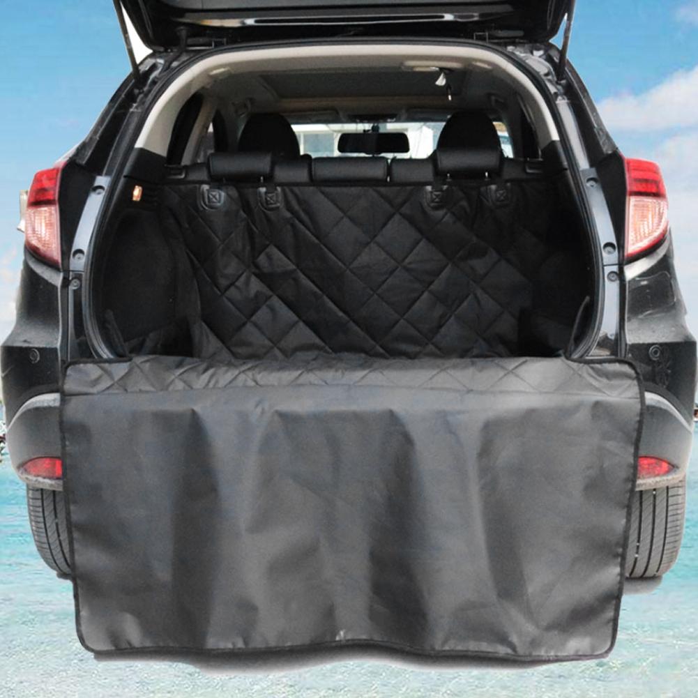 

Black 600D Oxford Cloth Waterproof Dirt Proof Car Pet Pad Trunk Dog Cover Mat Cushion(Black 133x204CM) чорний