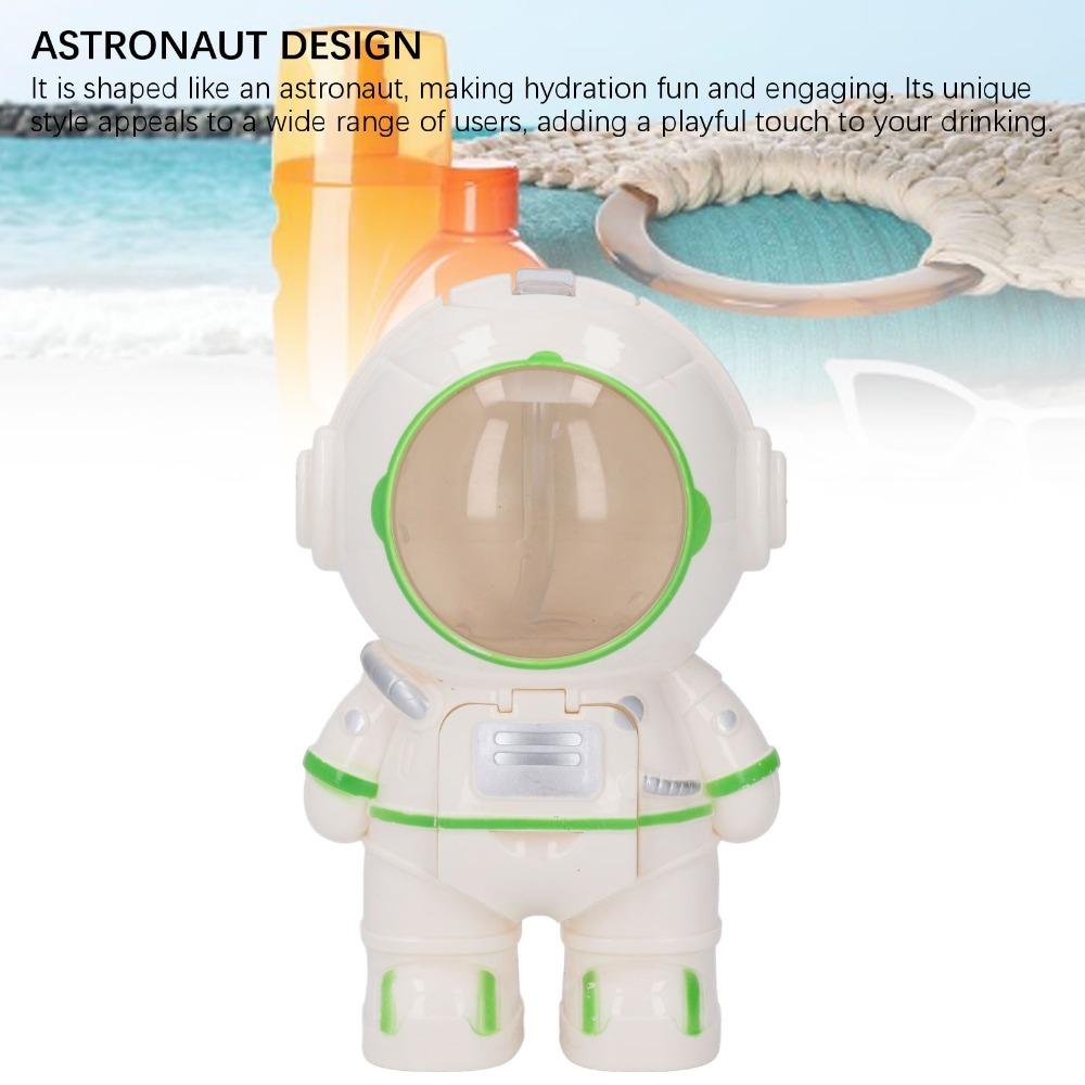 

2 Pcs Mini Water Dispenser Cup 250ml/8.45oz Straw Cup Durable Astronaut Water Dispenser For Travel белый