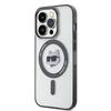 Etui Do iPhone 15 Pro Max Karl Lagerfeld MagSafe Choupette's Head Przezroczyste
