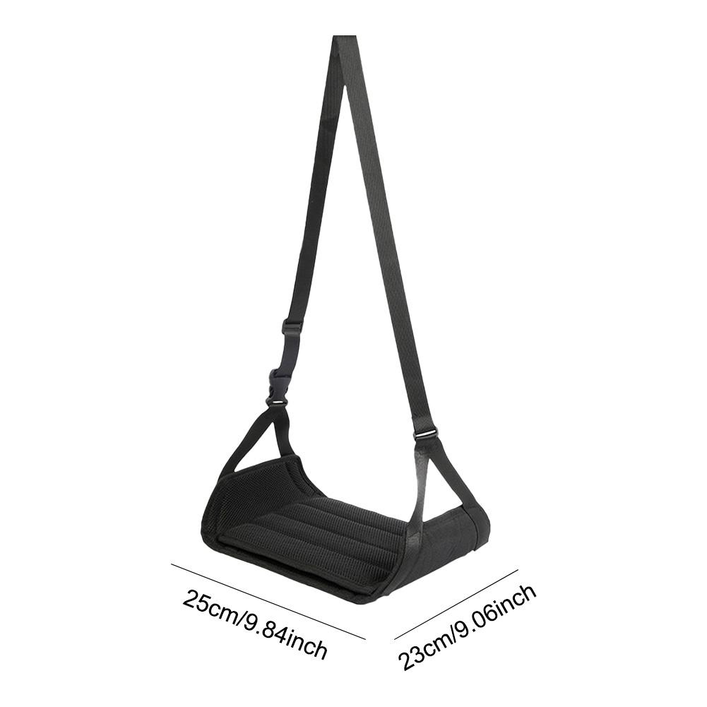 Foot Hammock Lightweight Aircraft Hammock Support Plate Portable Plane Footrest for Long Travel Foot Leg Rest