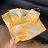 New 71 * 71cm Korean version small square scarf women's silk scarf spring and summer thin sunscreen scarf neck protection tied bag headband scarf