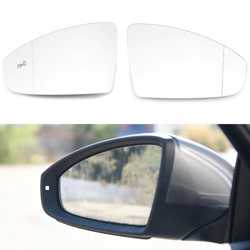 Compatible with 2021-2025 Skoda Octavia Heated Rearview Mirror Lens Non-Heated - Left