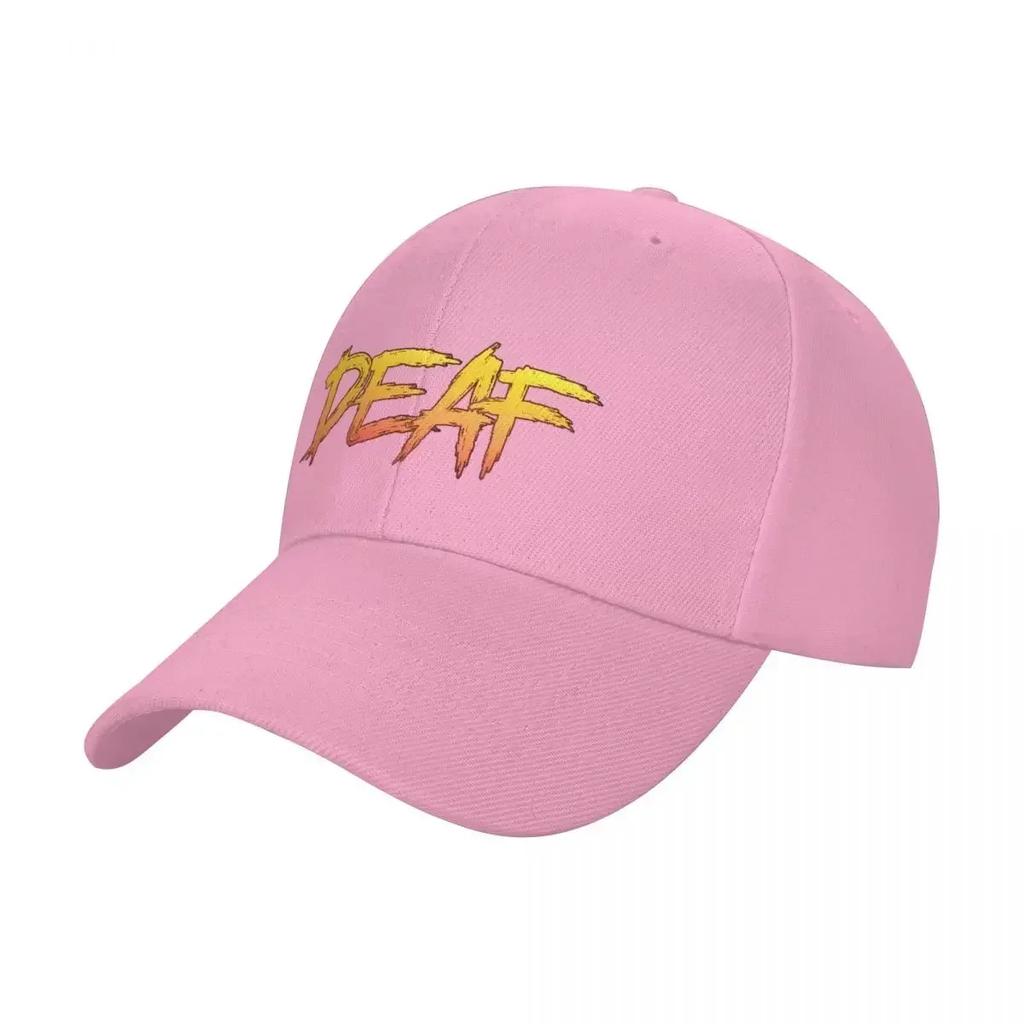 Gehörlose Verzweifelte Typografie Baseballkappe Hut Luxusmarke Partyhut Unisex Hüte Damen