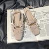 Premium high heels women's new summer fashion bow empty Mary Jane shoes silver light mouth wedge heel single shoes
