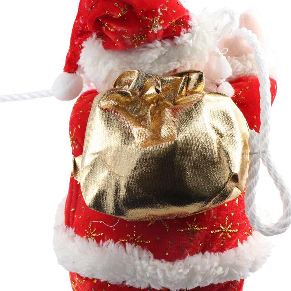 Merry Christmas Hanging Santa Claus Climbing Rope Doll Pendant Christmas Tree Ornament Xmas Decorations 7