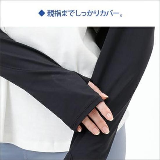 UV Sun Cooling UV Cooling Short Thumb One Size Fits Black [ICE BOLERO] Protection, Protection, Touch, Protection, Bolero, Water-Repellent, Length,