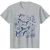 Retro Ocean Animal Wildlife Shark Fish Octopus Nature Gift T Shirt Vintage Graphic Tee 100 Cotton Print Clothes All Size Tops