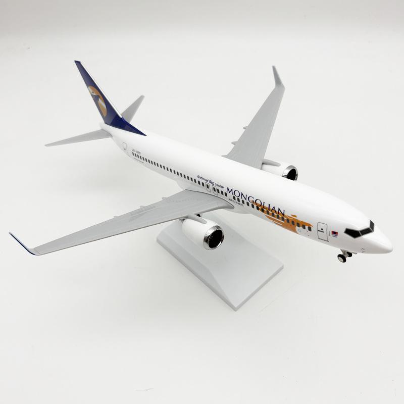 1/130 Replica Airplane 30cm B737 Mongolian Airways Model Plane Toy 737 Airways Resin Model Aircraft Material Aviation Model
