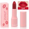 DUNUF 1 Pcs Matte Powder lipstick, Lasting 24 Hours Non-fading Waterproof Non-stick Easy to Color Lip Gloss Makeup Gift