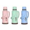 Large Leather-Covered Thermos Flask for Home or Dorm Use - Keeps Tea Warm, Plastic Exterior, Ideal for Students
