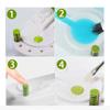 1PCS New Cleaning Bucket Art Tools Paint Brush Cleaner With Drain Button Automatic Water Circulation Paint Brush Cleaning Machine