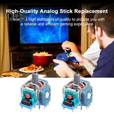 2Pcs Thumbsticks Wireless Controller Joystick Replacement Parts Precise Control Enhanced Control Sensitivity Analog 3D Joysticks for PS5