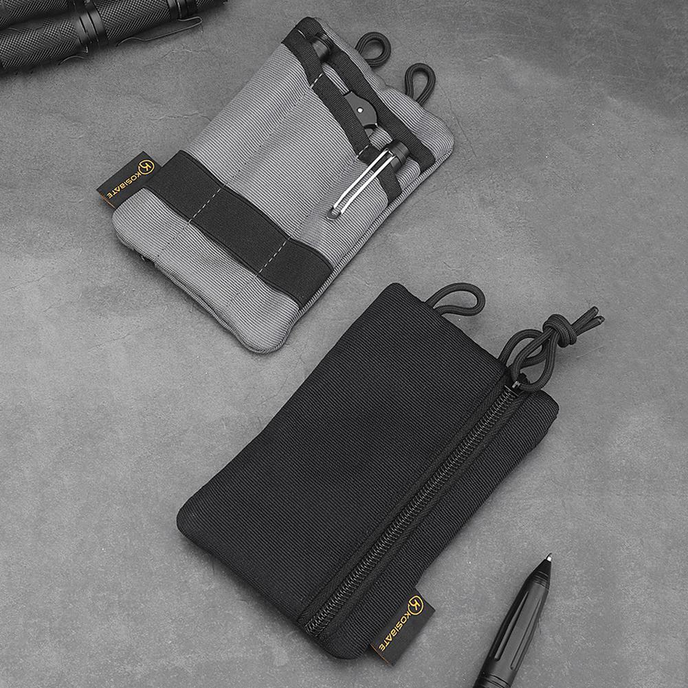 Mini EDC Pouch Outdoor Sport Camping Hiking Purse Multifunctional Pouch Card Key EDC Tool Storage Bag for Mountaineering Hunting