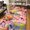 Sponge‑Bob Cartoon Print Area Rug Non‑Slip Floor Mat Soft Carpet For Kids Bedroom Living Room Sofa Indoor Decor Birthday Gift