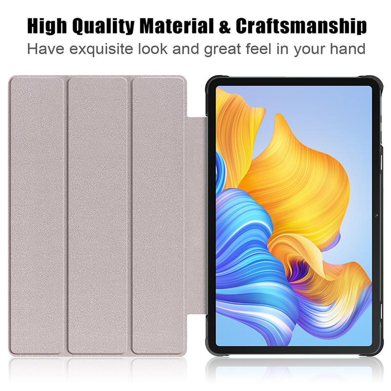 Tablet Case For Huawei Honor Pad 8 Tablet Case 2022 HEY-W09 PU Leather Tri-Folding Stand Magnetic Flip Stand For Honor Pad 8 Case Cover Kids
