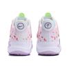 Nike KD Trey 5 IX Cushioning Slip Resistant Abrasion Resistant Mid top Vintage Basketball Shoes Unisex White Pink DJ6922-100(Team242-)
