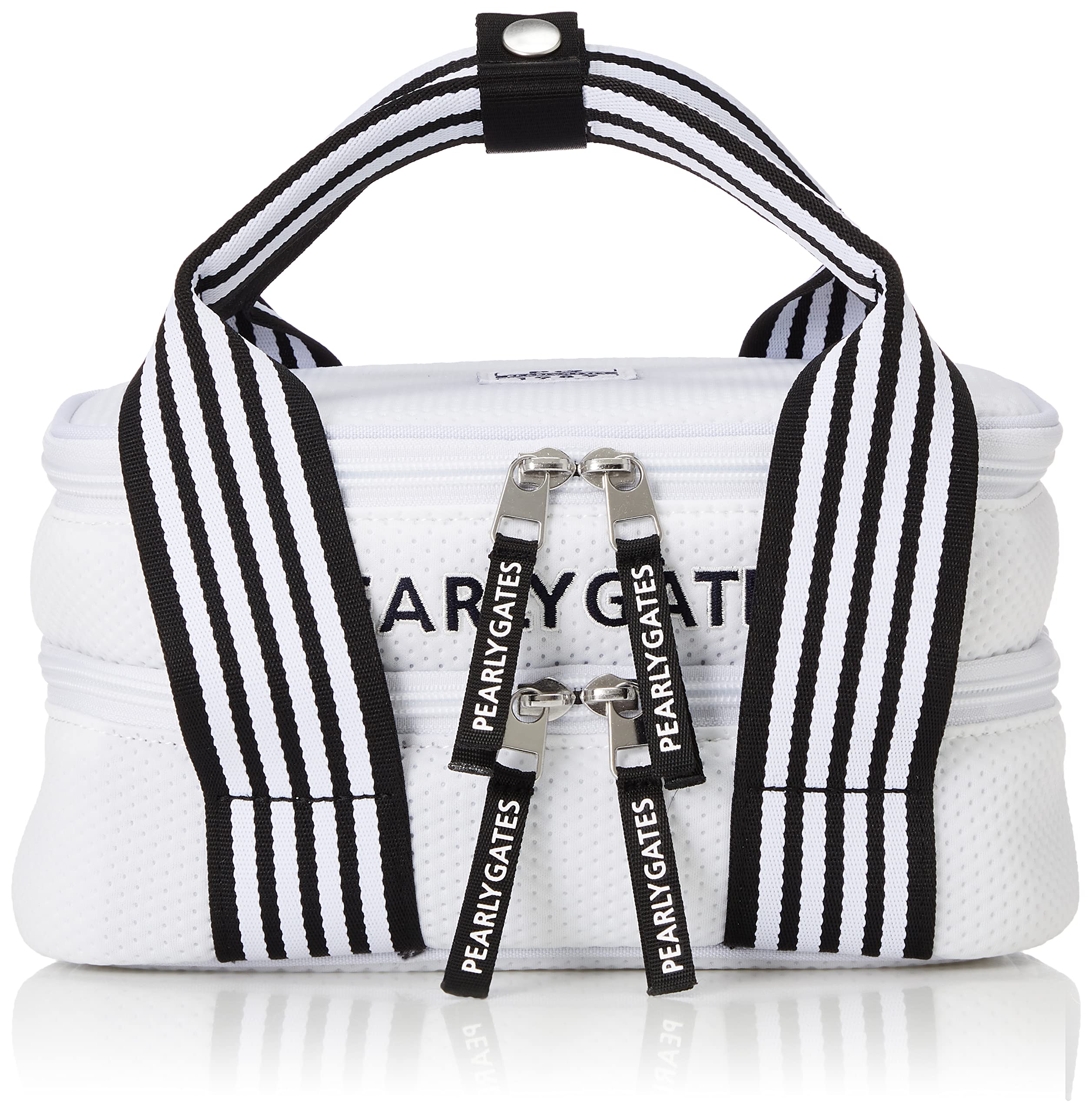 

Unisex Cooling Bag Vanity Type Cold Bag WIDE Storage 2 x 500ml PET Bottles FR [Pearly Gates] Size / 053-3181411 030_White