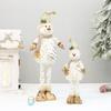 Gilding Christmas Snowman Telescopic Festival Soft Christmas Elf Cute Cartoon Merry Christmas Decoration New Year Supplies