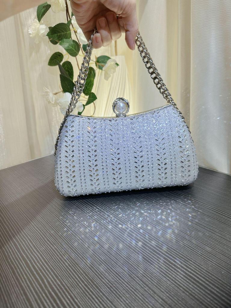 2025 High-End Women's Evening Bag - Luxury Diamond-Studded, Versatile Fashion Handbag