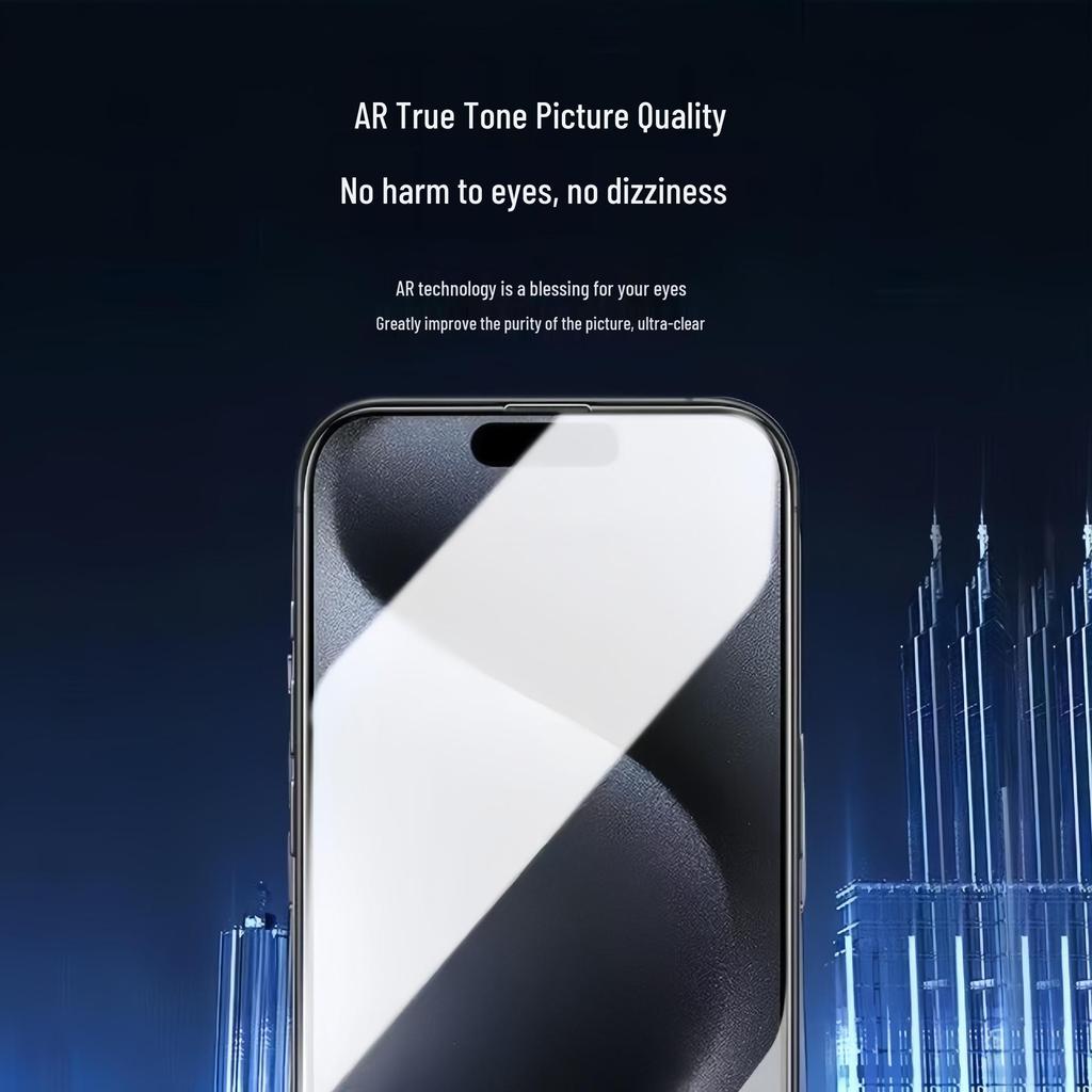 Szkło hartowane Privacy & Anti-Blue Light do Apple iPhone 11/12/13 Pro/14/15 Pro Max/16/17 Pełny ekran