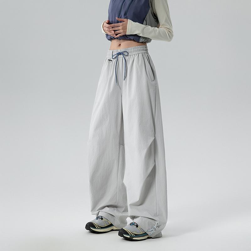 Women's Loose Pants And Men's Summer Casual Straight Leg Pants