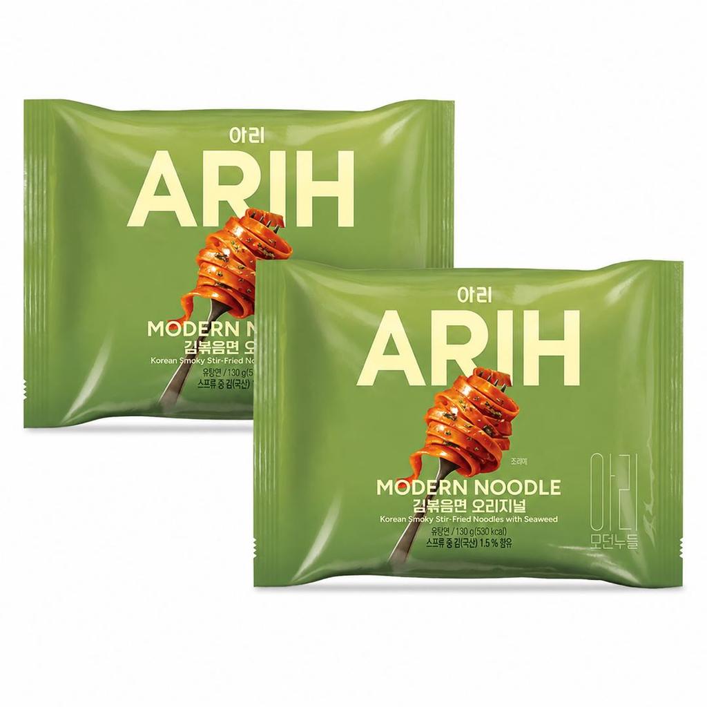 Edição Colaboração BTS ARIH Macarrão Sabor Moderno, Macarrão Misto Frito 130g 1pacote