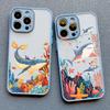 Shark Painted Sea Whale Marine Organism Phone Case For IPhone 13 11 12 Pro Max Mini 16 15 14 Pro Max Plus X XR XS 7 8 SE2 Covers