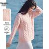 Women's Retro Twisted Knit Sweater