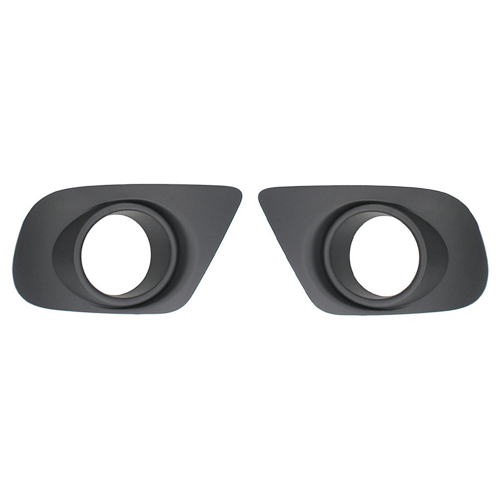 2x Front Fog Light Cover Black For 2011-2018 Dodge Journey 68088686AA 68088686AB