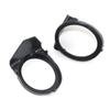 Car Fog Light Lamp Trim Ring Cover Fit for BMW E46 M3 M-Tech 2001-2006 Black