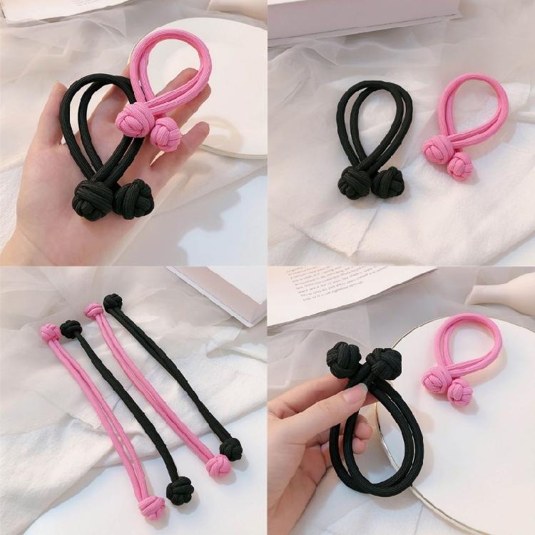 Chinesische Knoten Weiche Elastische Haarbänder Bequeme Accessoires Haargummis Bunte Haarbänder Elastische Haargummis