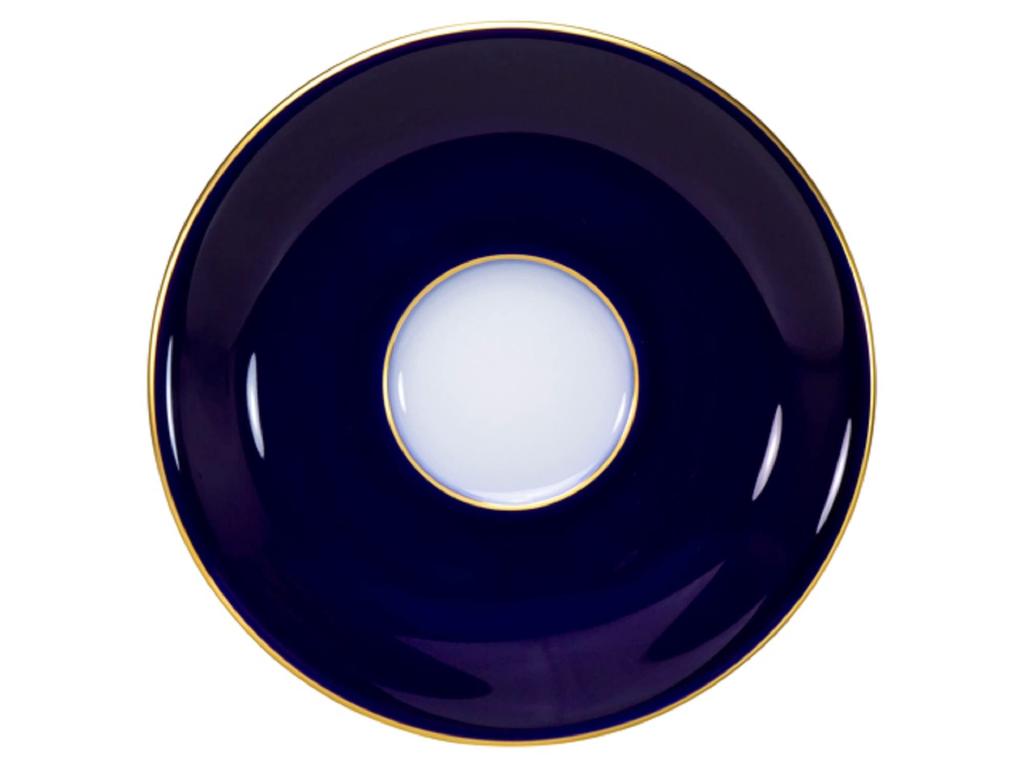 Okura Pottery <Direct Store Exclusive> Old Okura Reproduction Shape Lapis Lazuli Coffee Cup & Saucer, Coffee/Tea, Made In Japan, 125C/9001