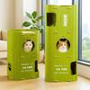 2 Floors/3 Floors Cat House Tree Hole Cat Bed Creative Cat Castle House  Cat Sleeping/scratching