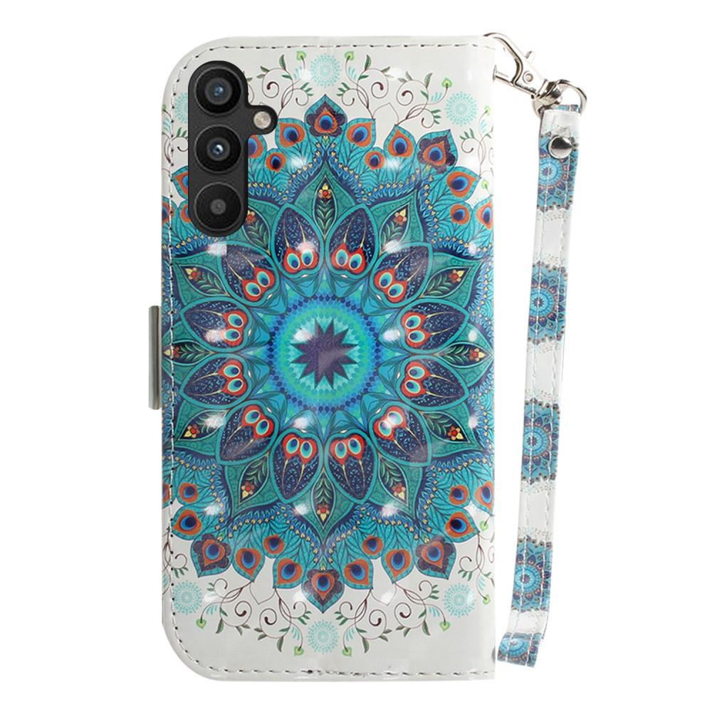 Flip Case for Samsung Galaxy A54 5G, Wallet, Mandala Flower