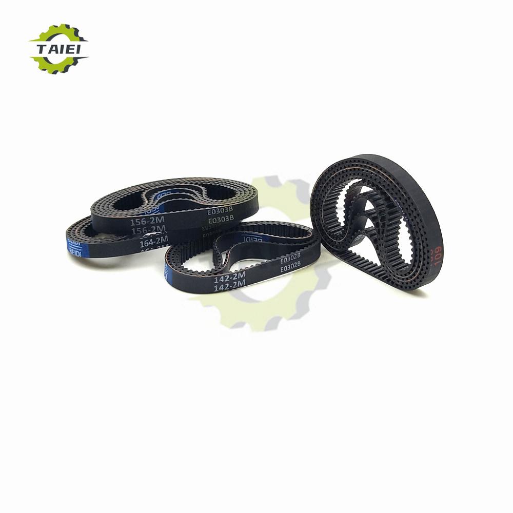 HTD 2M Rubber Timing Belt Length 118 120 126 128 130 142 150 156 160 162 168mm Vacuum cleaner Drive Belt Width 4/5/6mm 2M-142
