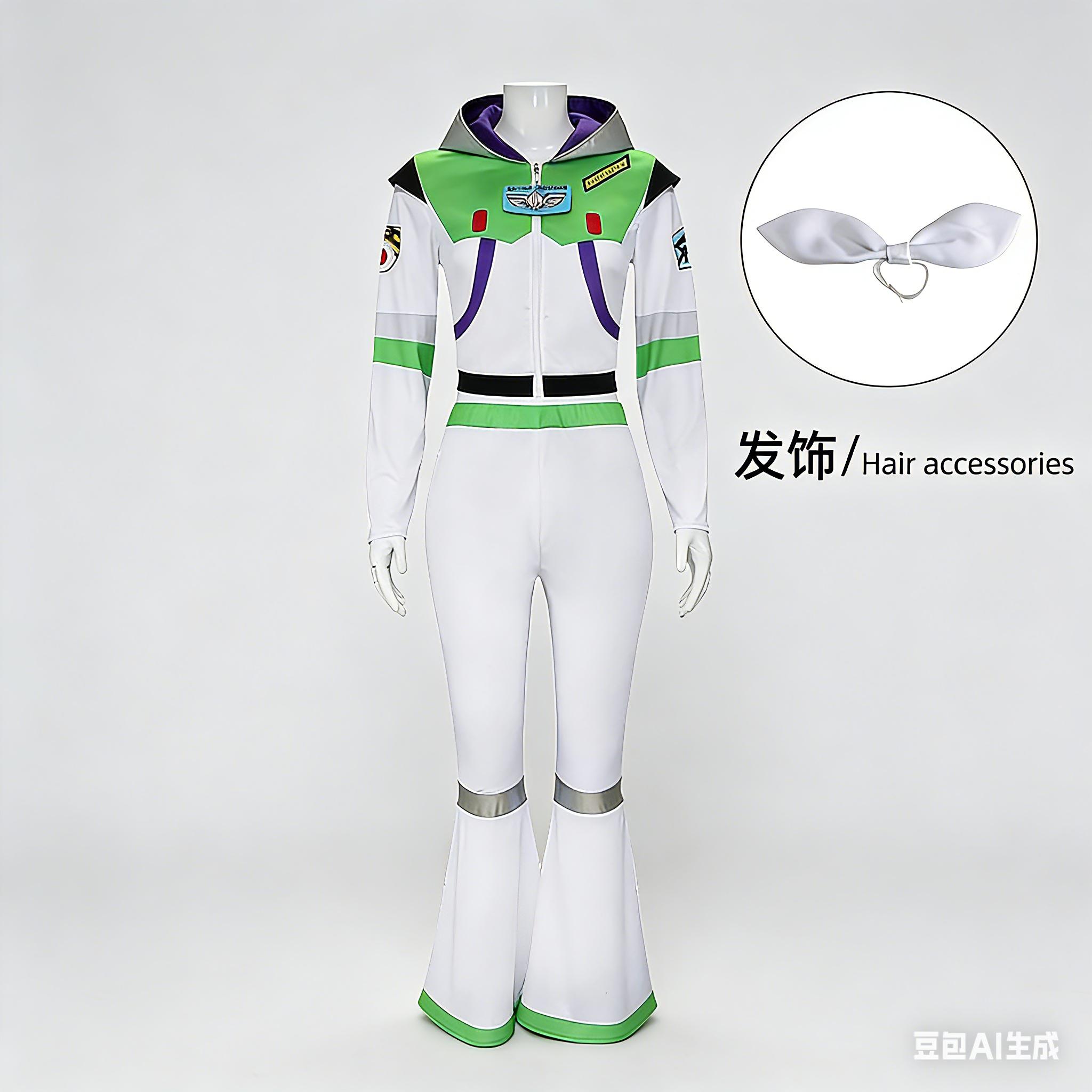 

Animated movie Toy Story cosplay costume Buzz Lightyear women s jumpsuit cosplay costume Halloween bodysuit S&TOY STORY