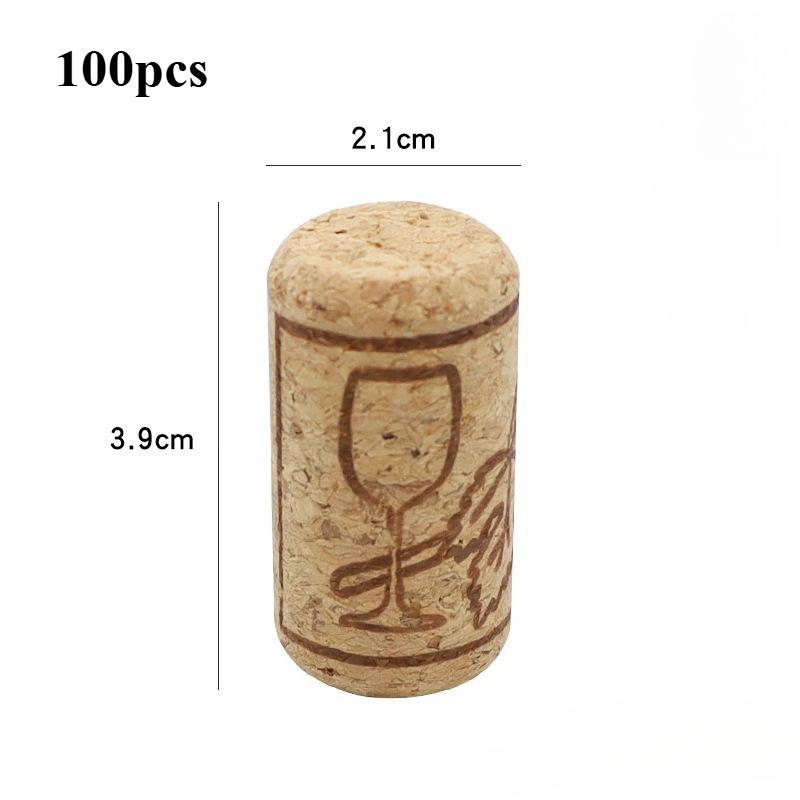 50 100 Pcs Wine Corks Stopper Reusable Functional Portable Sealing Stopper for Bottle Bar Tools Kitchen AccessoriesWine Bottle
