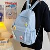 Schoolbag Japanese Lightweight Cute Girl Student Schoolbag Simple Large Capacity Backpack Fresh Ins Plaid Backpack