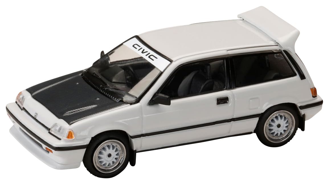 

Honda Civic Late Street Racer White 1/64 (AT) Version/JDM