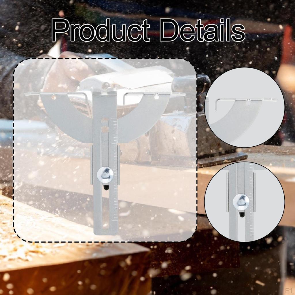 Router Edge Guide Adjustable Supplies Sturdy Lightweight DIY Project Adults Tool Easy to Install