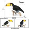 Children's Toys: Toucan Simulation Bird Model - Plastic Parrot Ornament with Large Beak, Perfect for Cognitive Learning