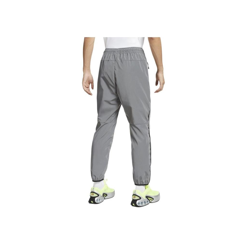 Nike Pantalone Flash Tessuto Tecnico (Dimensionamento dell'Asia) Riflettente Argento/Nero Uomo Streetwear FZ7588-035