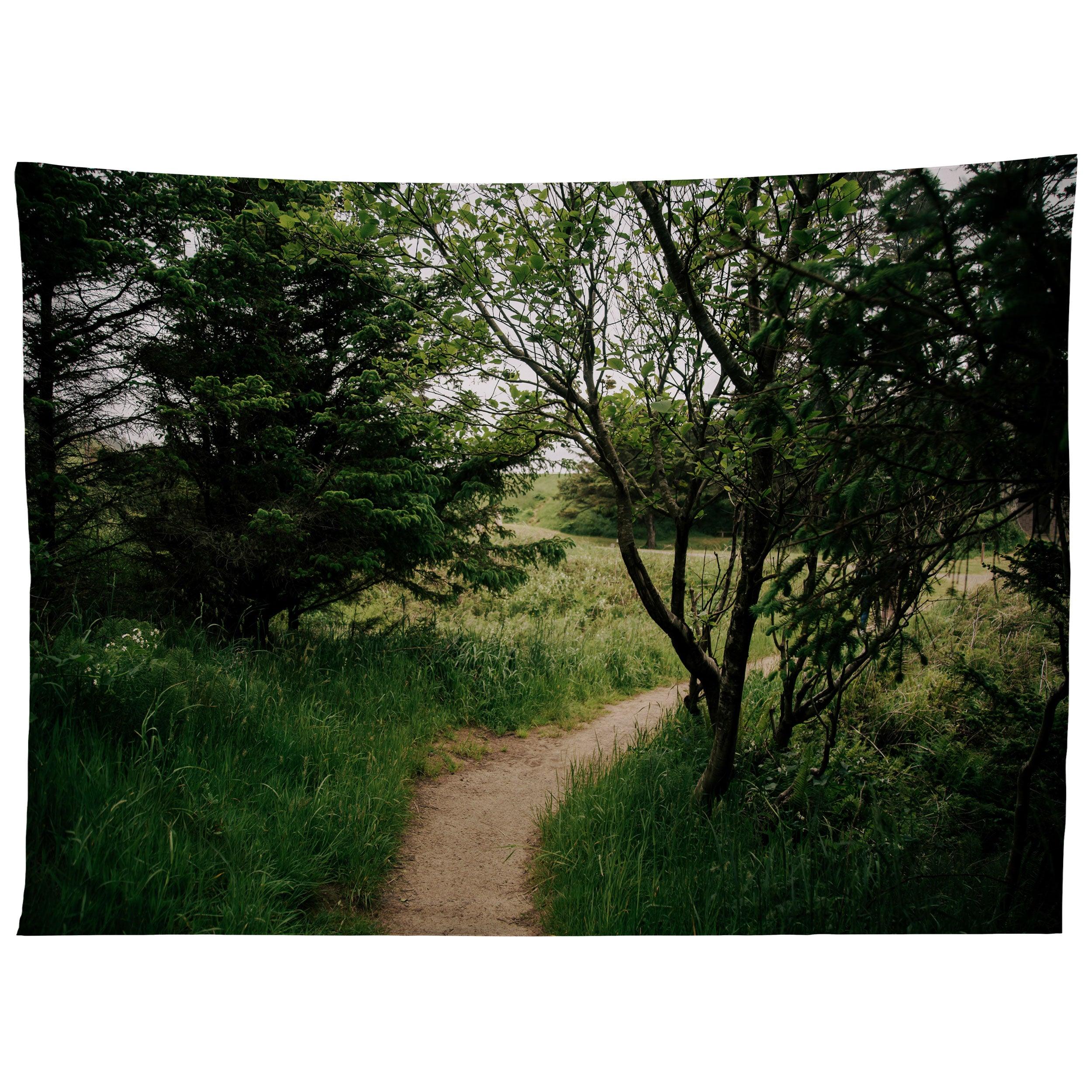 GREEN PATHWAY tapestry 75x100