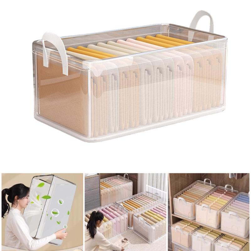 Waterproof Sturdy PVC Storage Box for Travel and Home Use Clear Home Storage Organizers for Small Items Daily Use