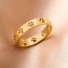 LIKGREAT Cute Hollow Cat Paw Claw Rings For Women Wedding Jewelry Vintage Fashion Animal Footprint Engagement Ring Gift 2026 New