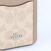 Coach Pass Case CW883 Card Coin Fragment SVPWH, Case, Case, Case, Outlet, Women's, Silver/Sand/Taupe [Used]
