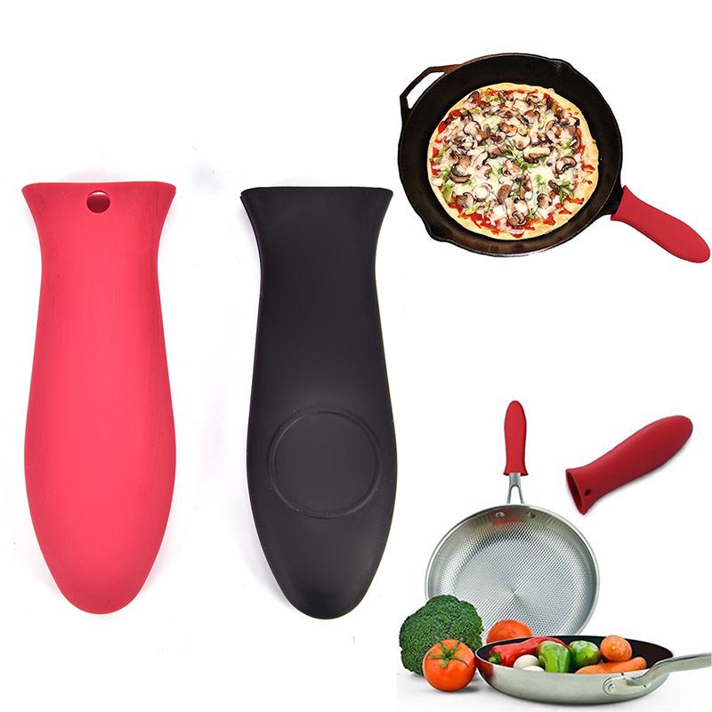 Silicone Handle Holder Lodge Pot Sleeve Ashh Cover Grip For Kitchen Pan Hold