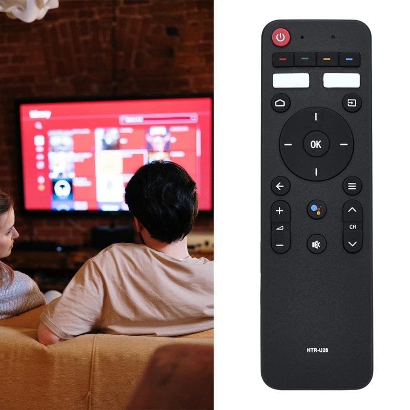 Voice TV Remote Control Replace HTR-U28 For Haier HTR-U28 H50S6UG H55S6UG H65S6UG 4KUHD SmartAndroid TV Remoto