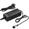 67.2V 2A Charger 16S Li-ion Battery 110V-240V 60V Charger Output 2A for 60V Lithium Health Care 59.2V GX16 3-Prong Plug Jack