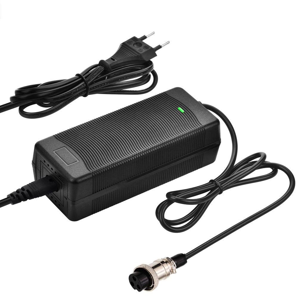 67.2V 2A Charger 16S Li-ion Battery 110V-240V 60V Charger Output 2A for 60V Lithium Health Care 59.2V GX16 3-Prong Plug Jack